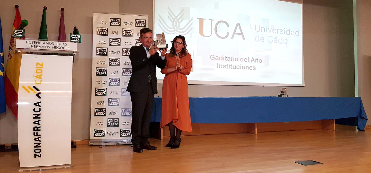 La Universidad de Cádiz recibe el premio ‘Gaditanos del año’ que otorga la audiencia de Onda Cero Cádiz