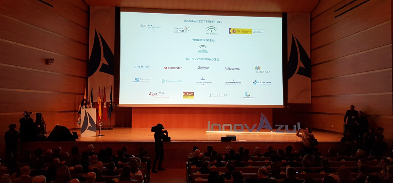 ‘InnovAzul 2018’ reúne en Cádiz a expertos internacionales, empresas y más de 1.200 participantes claves en la innovación y desarrollo de la Economía Azul