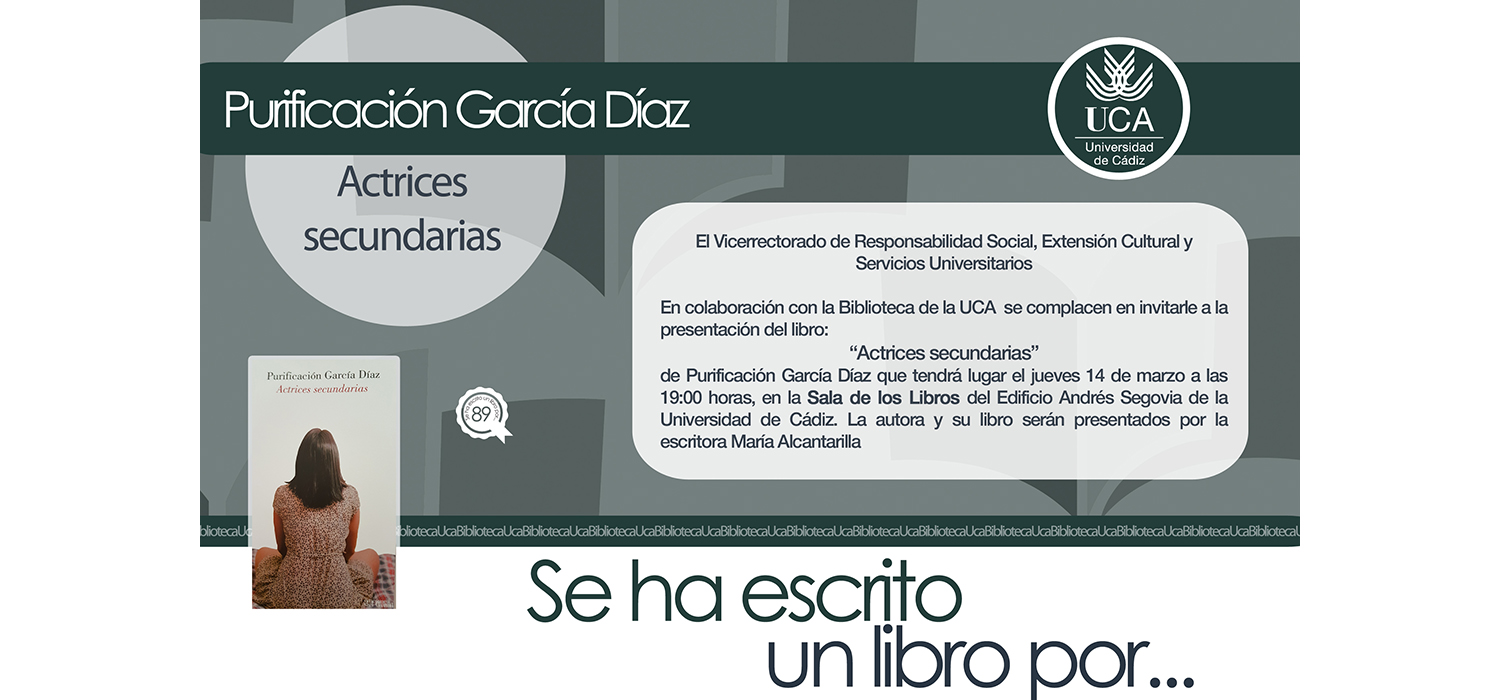 Purificación García presenta la obra ‘Actrices secundarias’ en la UCA
