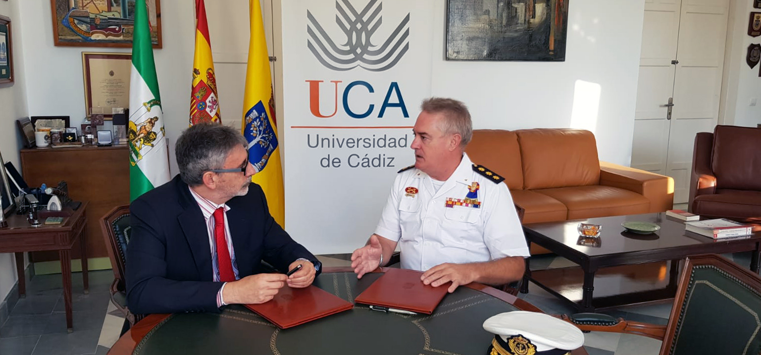 Universidad de Cádiz y Ministerio de Defensa renuevan la colaboración en docencia e investigación