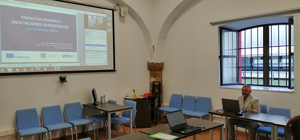 La UCA organiza el primer curso virtual de proyectos del programa Erasmus+ de este otoño