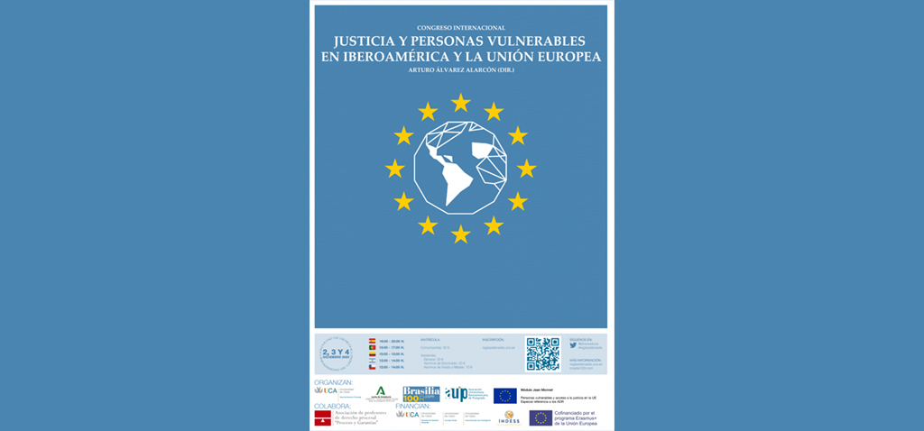 Investigadores UCA organizan el I Congreso Internacional ‘Justicia y personas vulnerables en Iberoamérica y en la UE’
