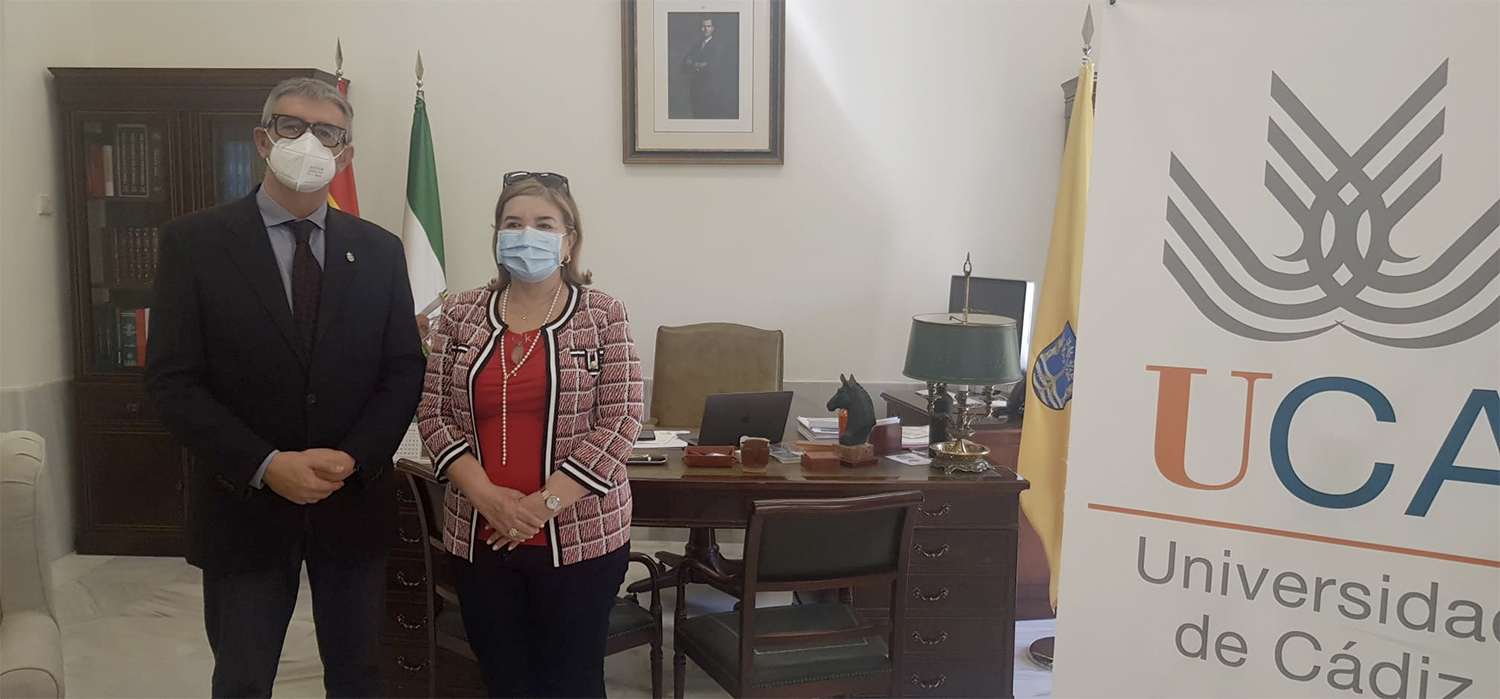 Visita institucional de la rectora de la UCENM de Honduras