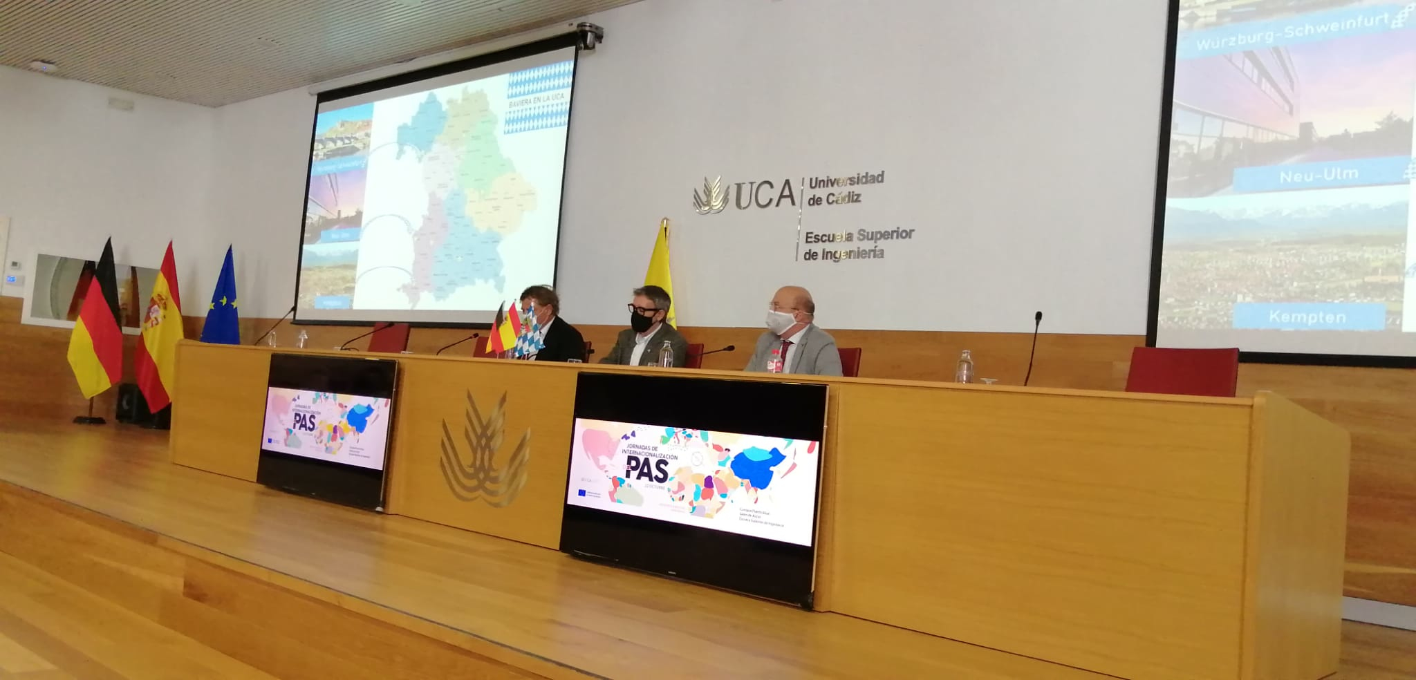 La Universidad de Cádiz celebra las I Jornadas de Internacionalización del PAS