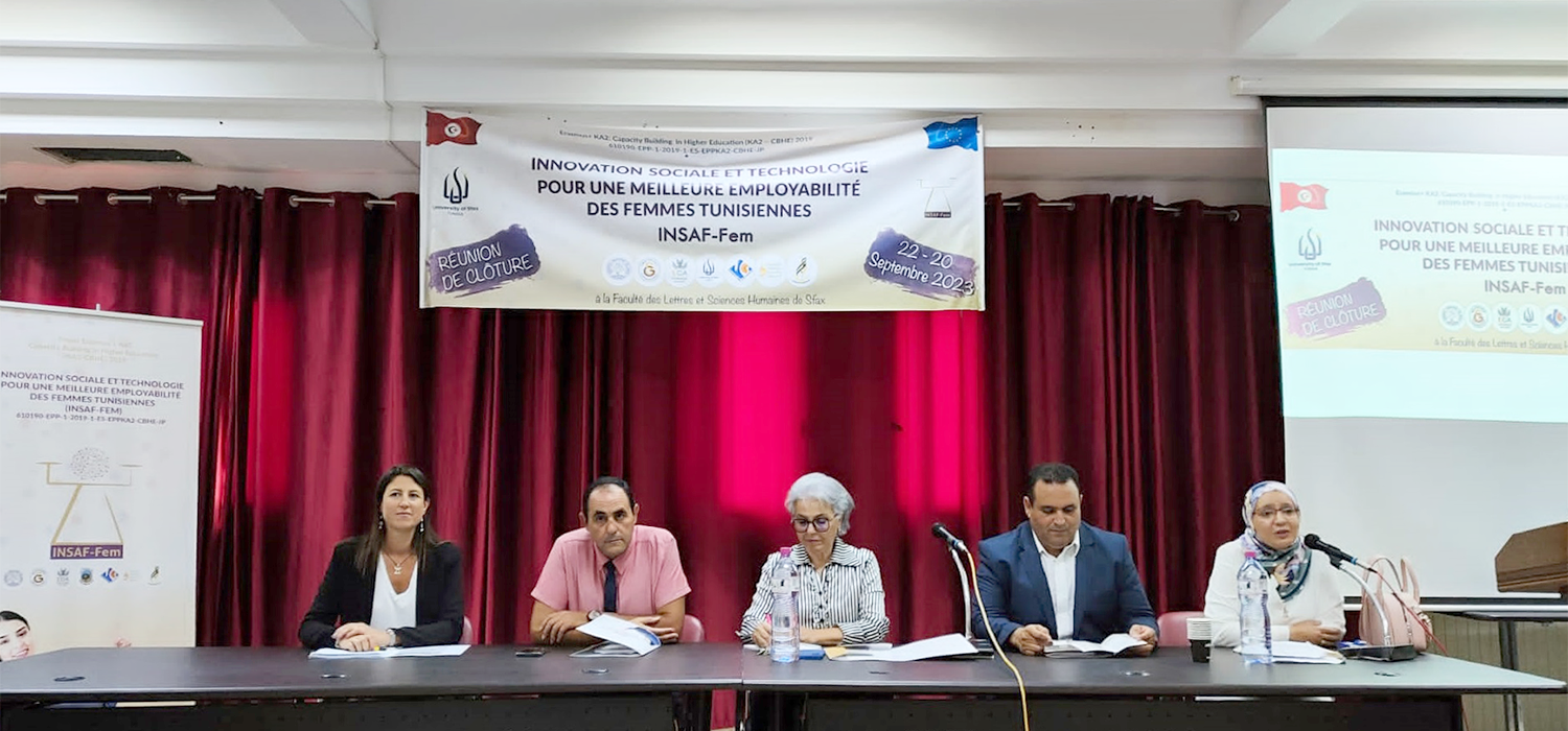 Las universidades de Cádiz y Sfax culminan la coordinación del proyecto ‘INSAF-Fem’ con un alcance de 950 personas en Túnez