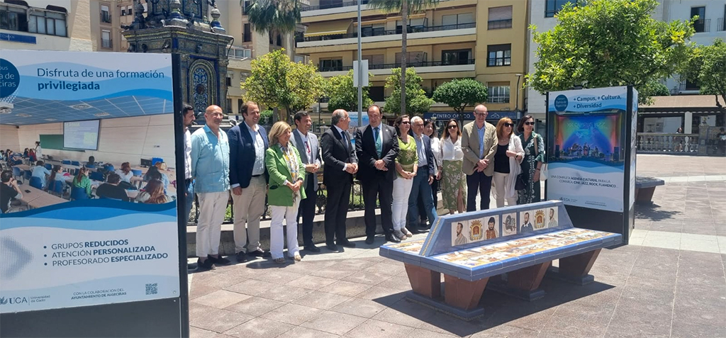 La UCA inaugura en la Plaza Alta de Algeciras la exposición urbana ‘Conoce tu campus. Disfruta tu Universidad’