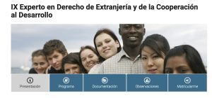 Inicio del IX Curso de Experto en Derecho de Extranjería y de la Cooperación al Desarrollo