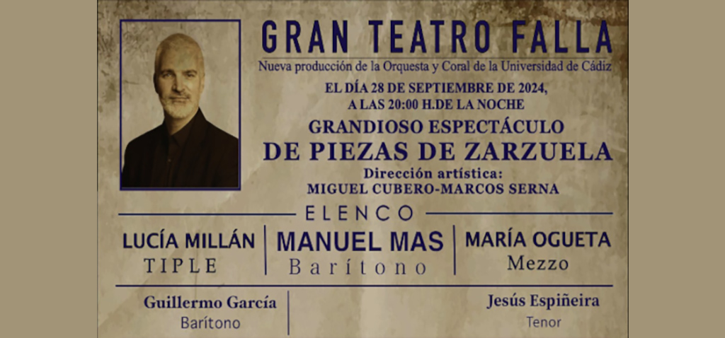 La Orquesta y la Coral de la Universidad de Cádiz, mañana en el Gran Teatro Falla