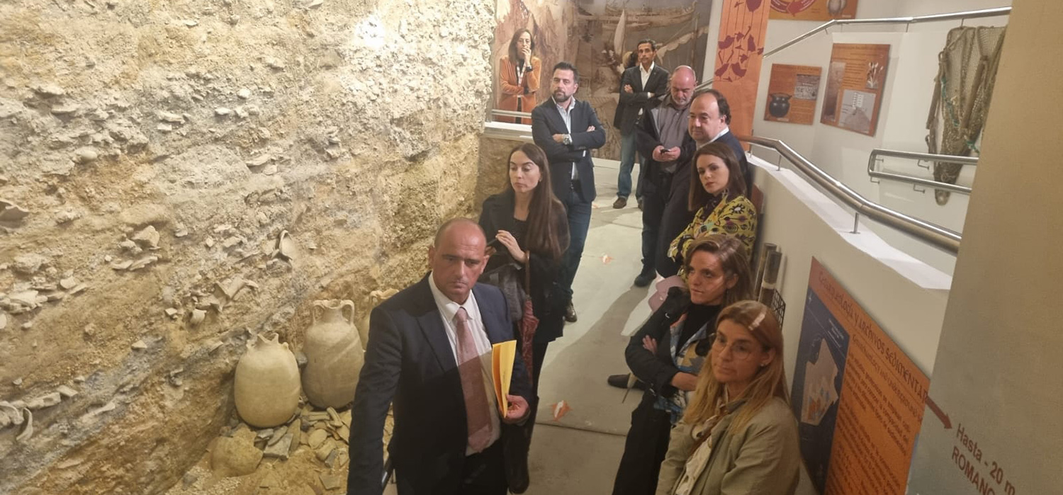 La UCA inaugura la musealización de la Cripta Arqueológica del Testaccio de Gades