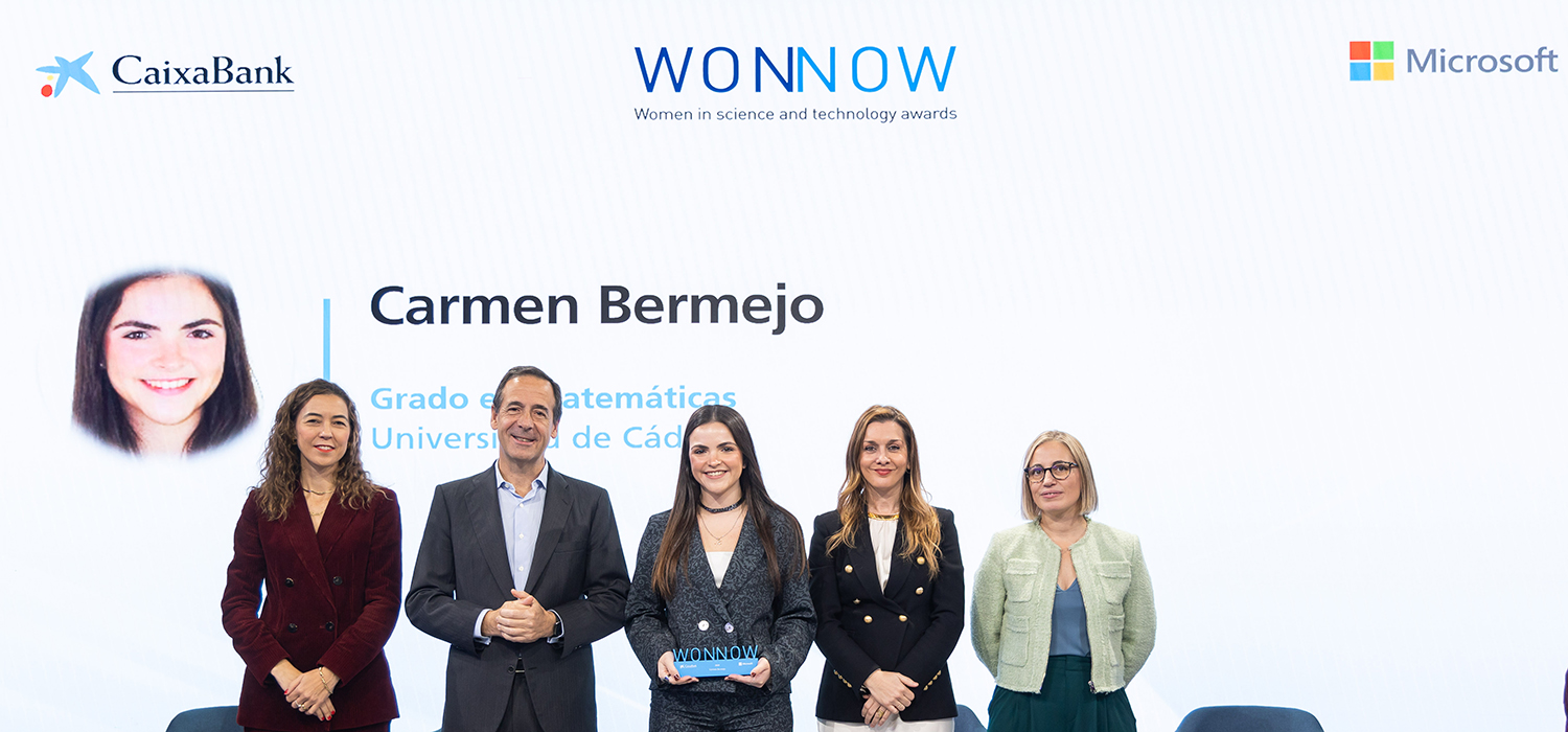 Carmen Bermejo, premio WONNOW de Caixabank y Microsoft