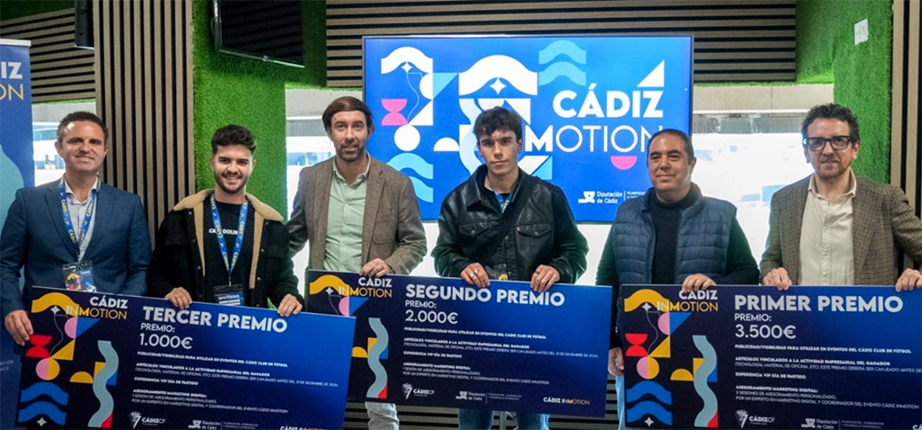 El alumno Alex Gilabert, premiado en ‘Cádiz in Motion’ organizado por la Fundación Cádiz CF