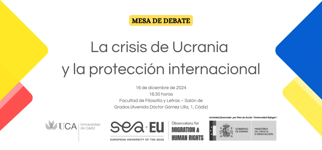 La UCA celebra mesa-debate ‘La crisis de Ucrania y la protección internacional’