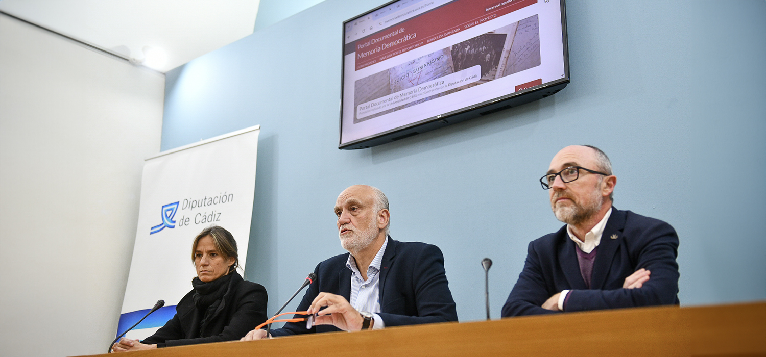 La UCA y la Diputación de Cádiz lanzan un portal para preservar la memoria democrática de la provincia