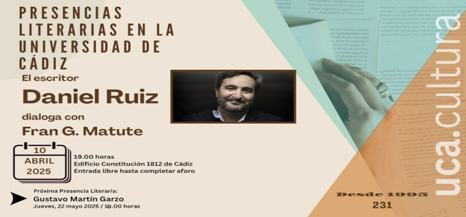 El escritor Daniel Ruiz en las Presencias Literarias de la UCA